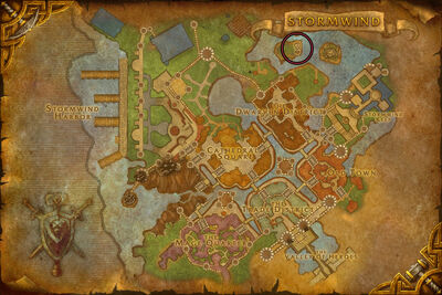 Map of Stormwind City