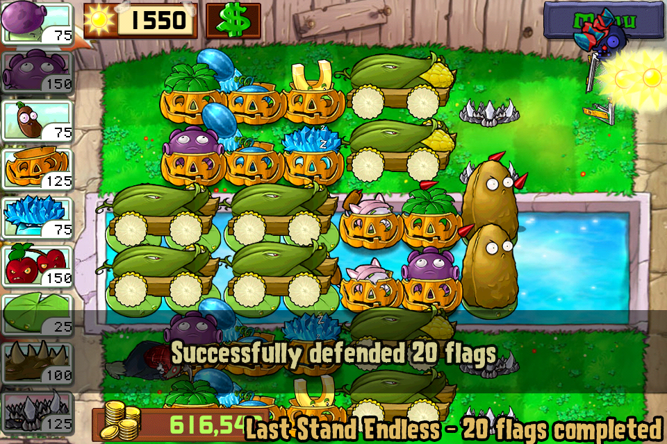 plants vs zombies best way to make money last stand