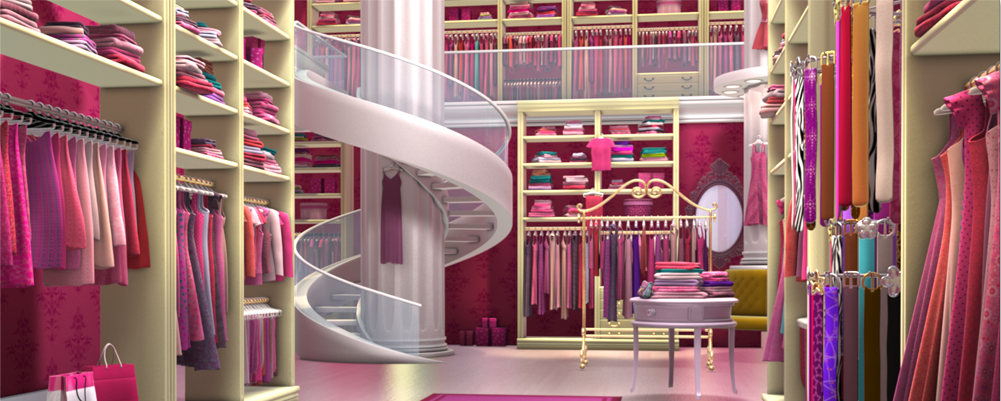 barbie big closet