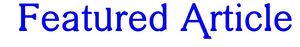 "Featured Article"