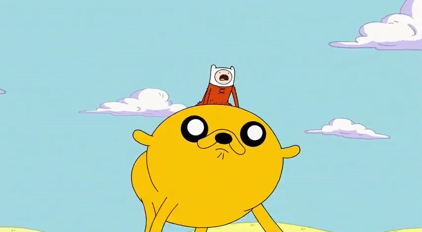 Image - S4 e24 Finn riding Jake.PNG - The Adventure Time Wiki.