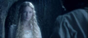 Galadriel mit Frodo am Spiegel