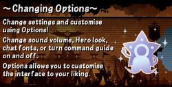Changing Options