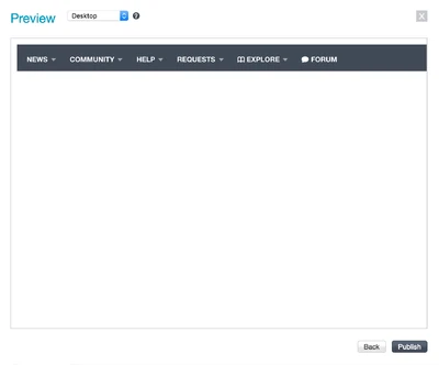 Wiki nav menu levels