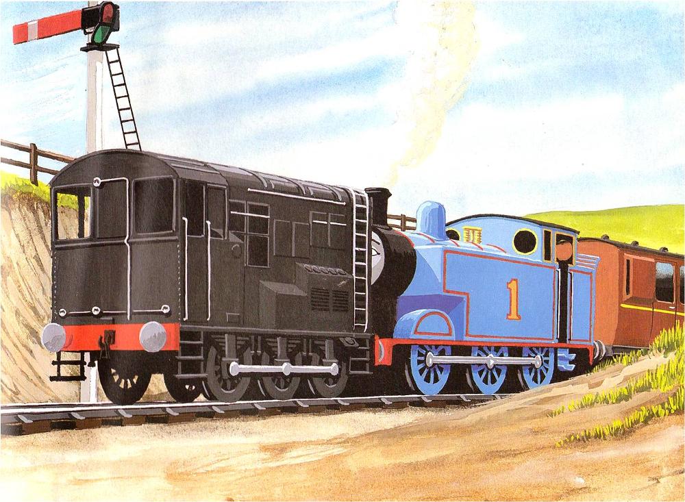 thomas and friends blue diesel