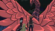 5Dx140 Black Rose Dragon saves everyone