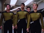 Tasha Yar und ihr Sicherheitsteam