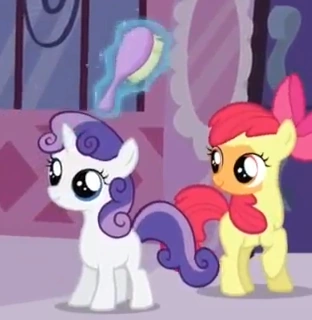 Image - Sweetie Belle with her hair dyed S3E05.png - My Little Pony