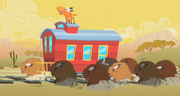 Little Strongheart and Buffalo Stealing Caboose S1E21