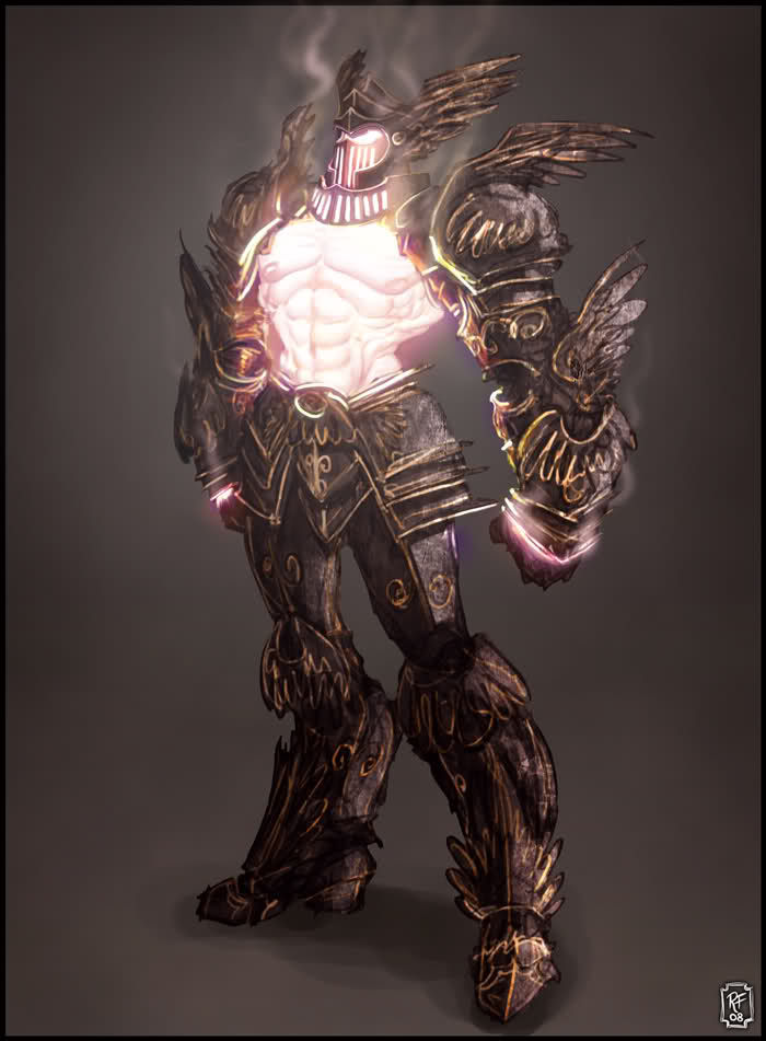 Image Glowing Red Energy Knight.jpg Warriors Of Myth Wiki