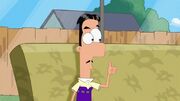 Ferb como Howard Hughes