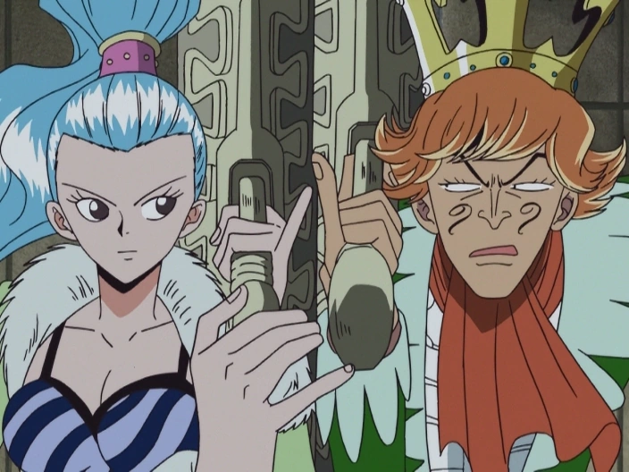 Vivi and Mr. 9 Prepare to Kill Laboon