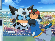 Ash and Glalie