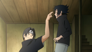 Itachi e Sasuke quando jovens