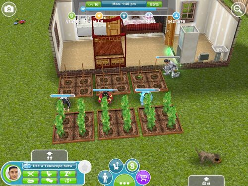 Gardening - The Sims Freeplay Wiki