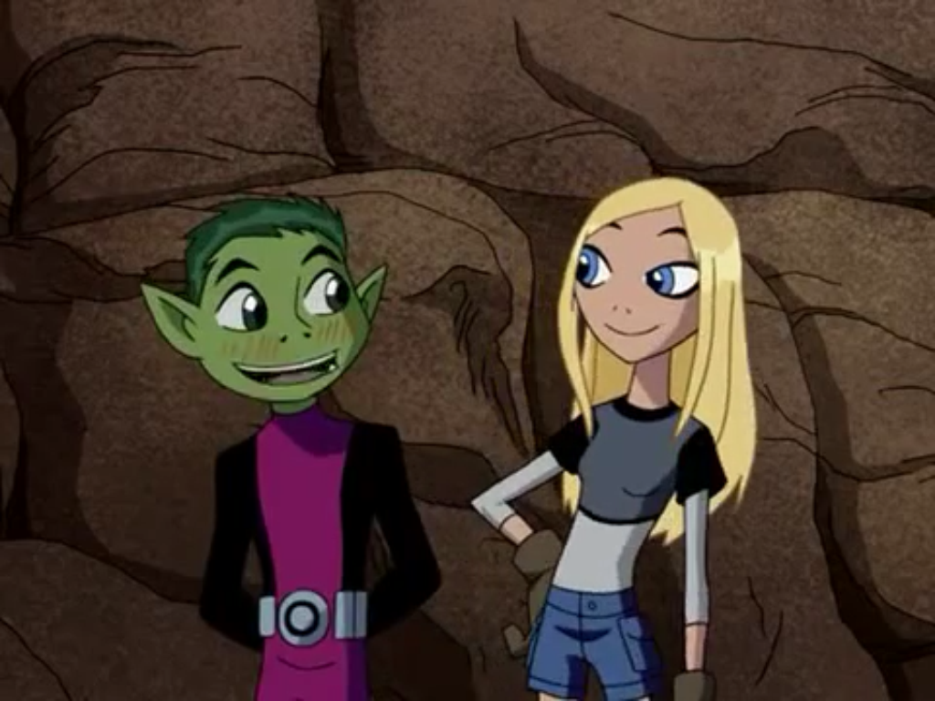 Teen Titans Terra And Beast Boy Comic