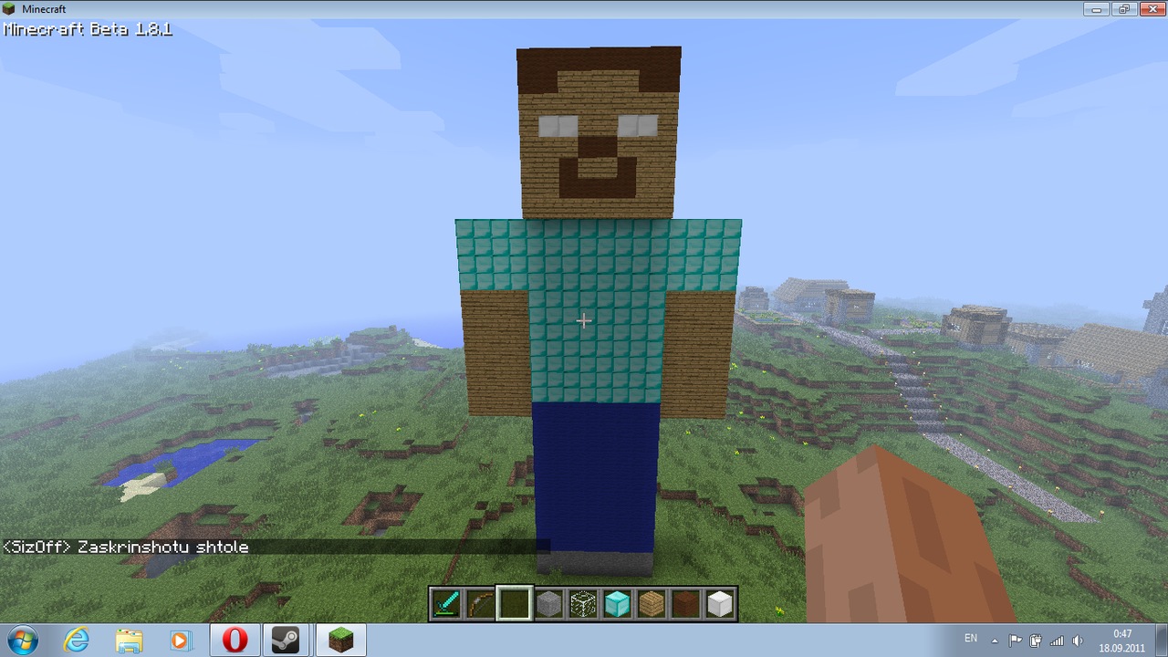 minecraft herobrine action figure