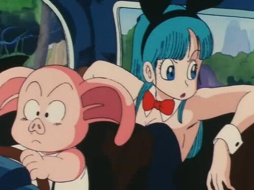 Image Bulma And Oolong In A Car Dragon Ball Wiki Wikia