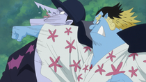 Jinbe Punches Arlong