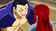 Erza se encuentra con Bacchus