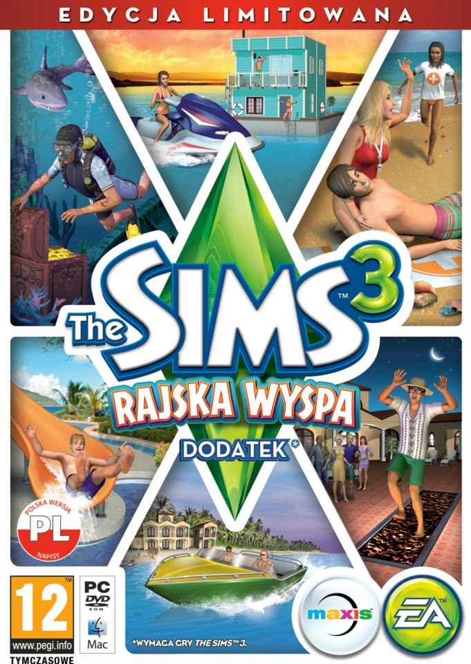 The Sims 3 Rajska Wyspa Edycja Limitowana