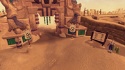 The Duel Arena entrance banners