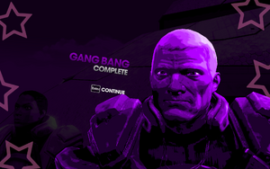 "Gang Bang" mission completion screen in Saints Row: The Third.