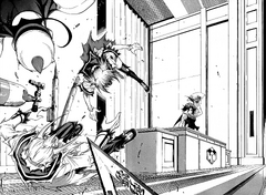 Chairwoman Medaka defeats three freshmen