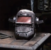 Sledge's New Helmet