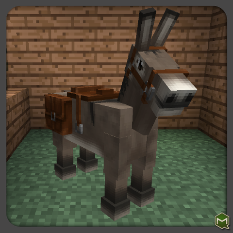 lego minecraft donkey