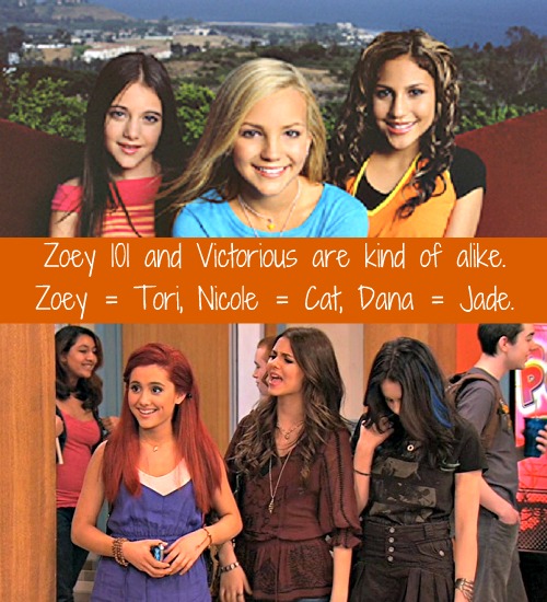 Image Victorious & Zoey 101 Similarities.jpg Victorious Wiki Wikia