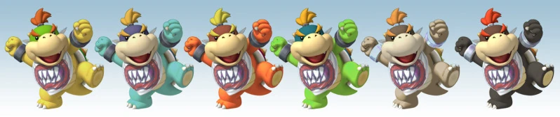 Image - Bowser Jr Palette.jpg - Fantendo, the Nintendo Fanon Wiki