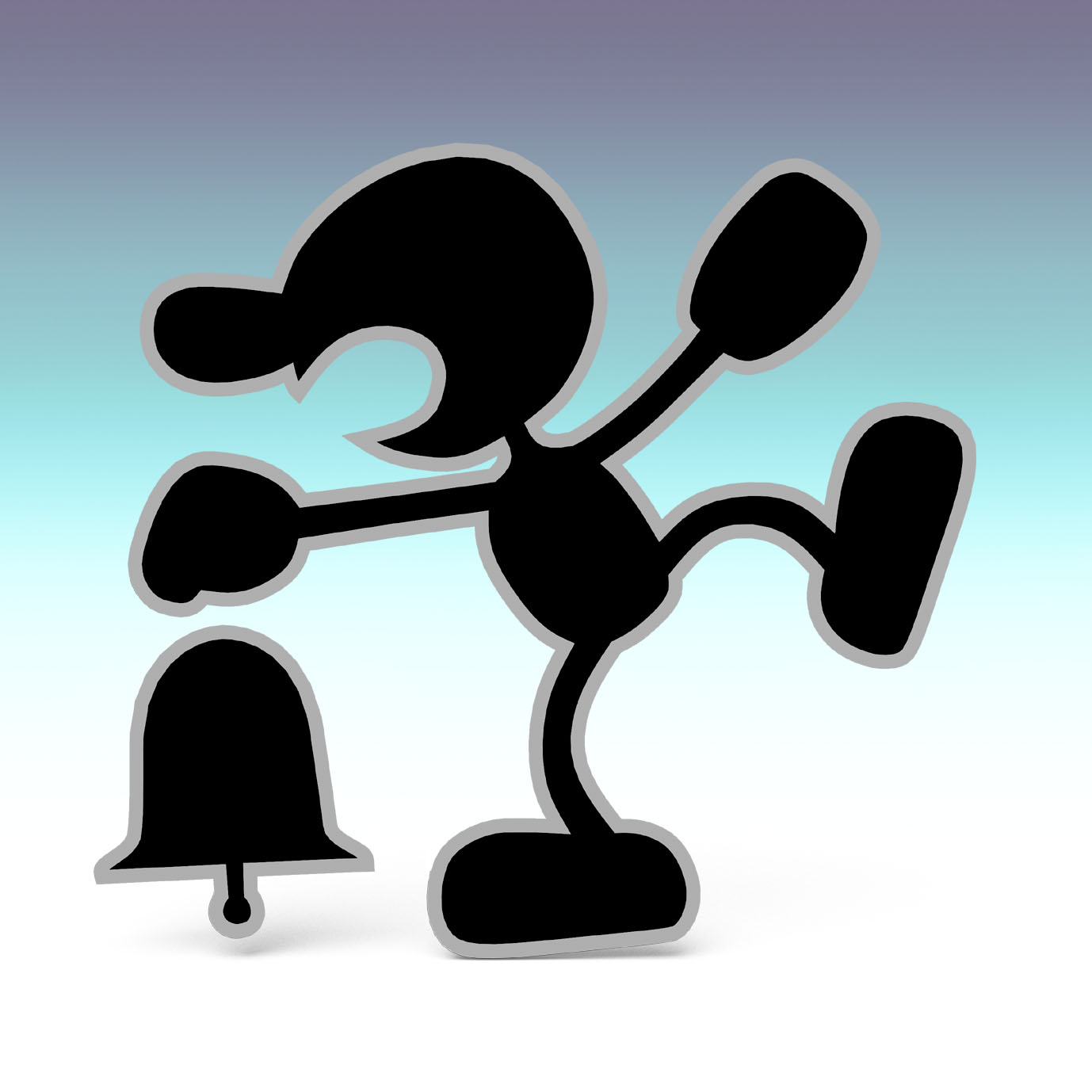 old mario mr game and watch super smash bros 4