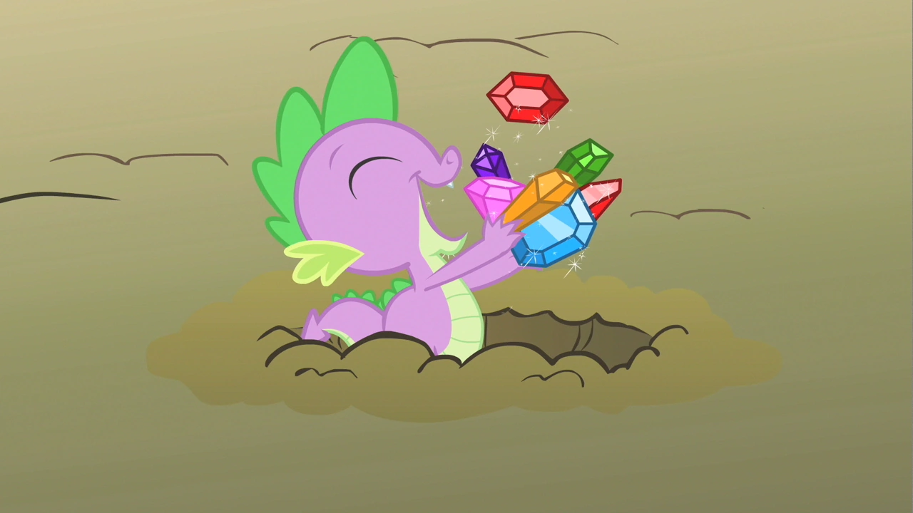 Image - Spike happy face S1E19.png - My Little Pony Friendship is Magic