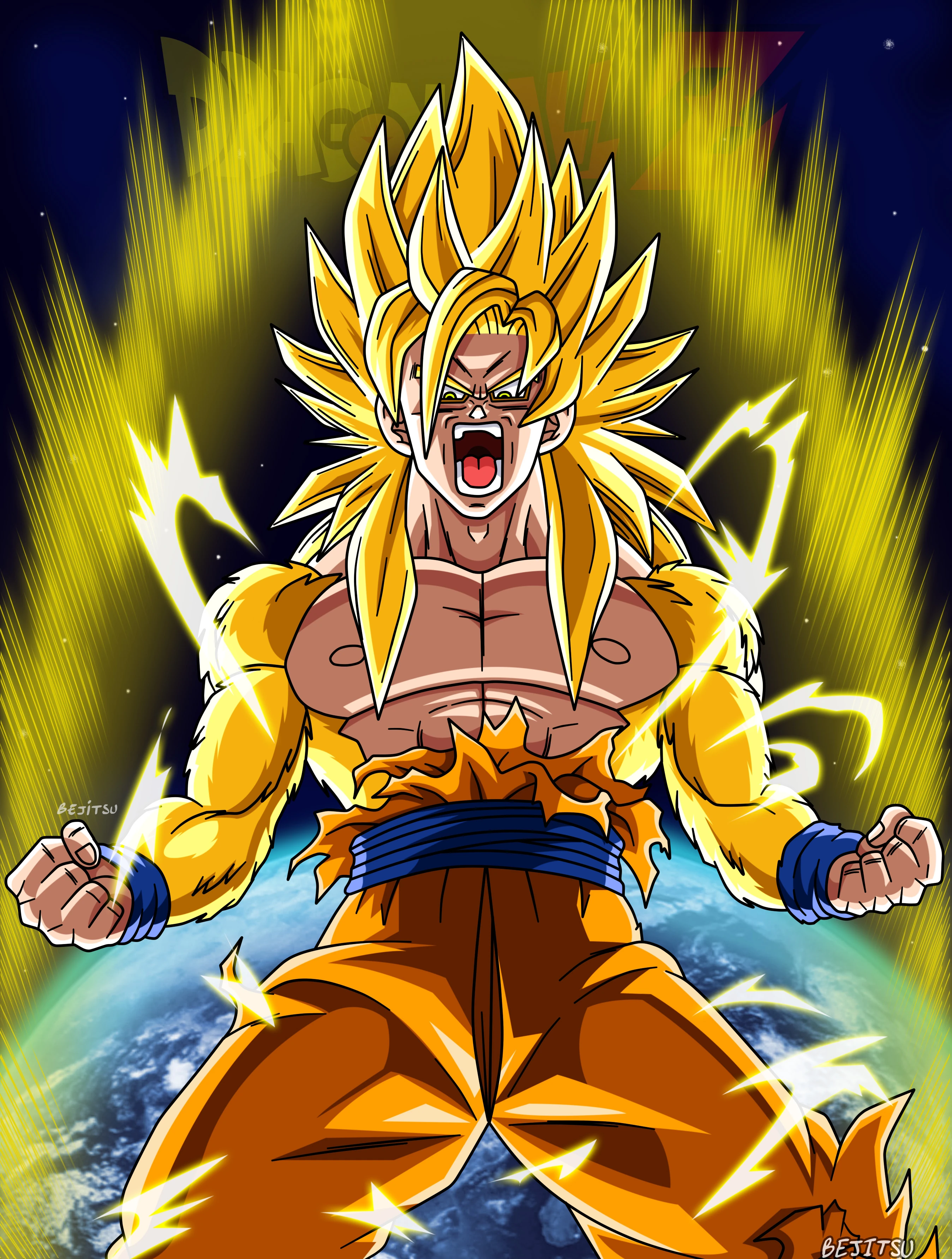 Imagen - Goku ssj god my version by bejitsu-d5xv17h.jpg - Dragon Ball