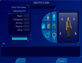 Créer un Sim - Les Sims 1