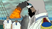 Akainu en Ohara