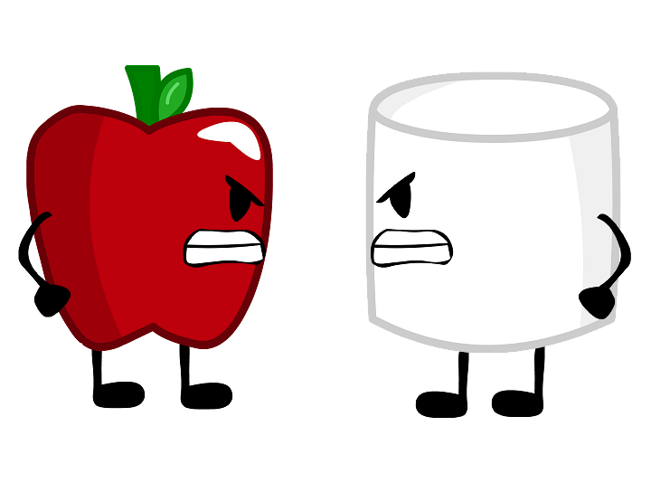 Image Marshmallow and Apple oldies.png Inanimate Insanity Wiki