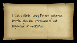 HogsmeadePermission
