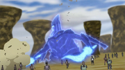 Madara utilise son Susanô sur l'alliance
