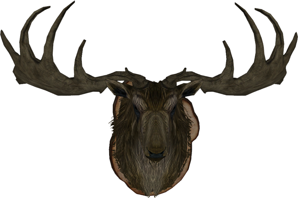 I'm talking about a wall-mounted white stag head, not the white stag i...