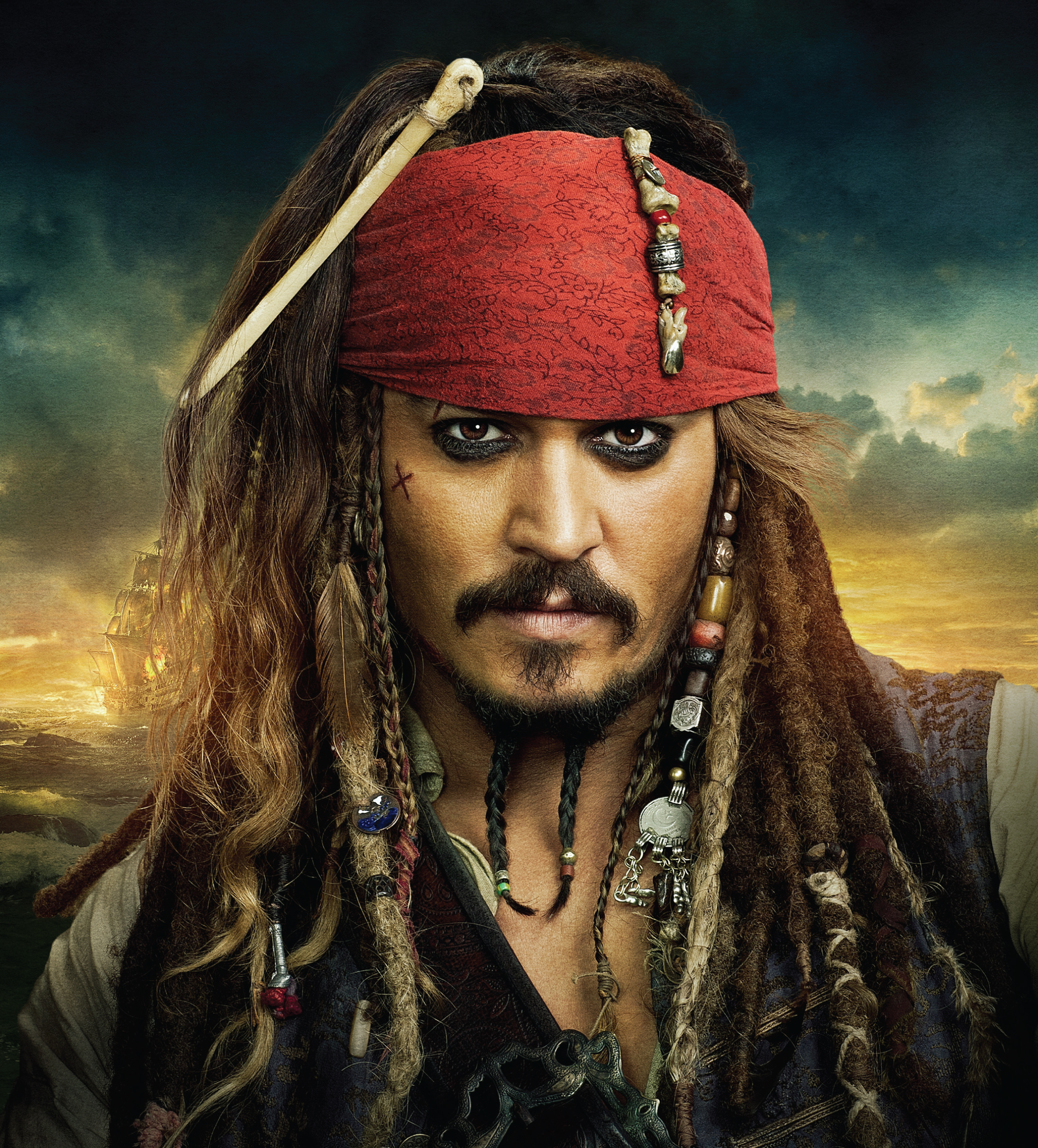 Captain Jack Sparrow - Pirates4JackSparrowPosterCropped