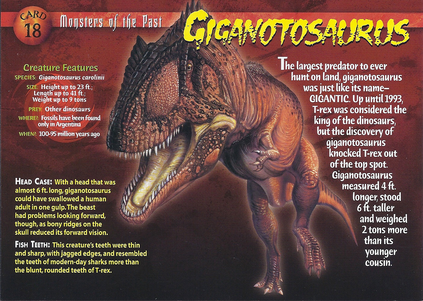 giganotosaurus t rex