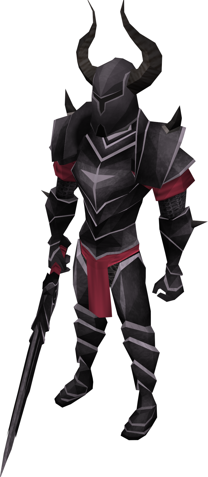 Black Knight - The RuneScape Wiki - 812 x 1857 png 559kB