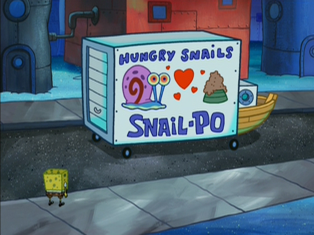spongebob sick monster snails