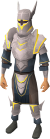 Initiate armour set (lg) equipped