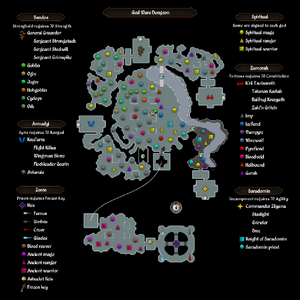 God Wars Dungeon Map