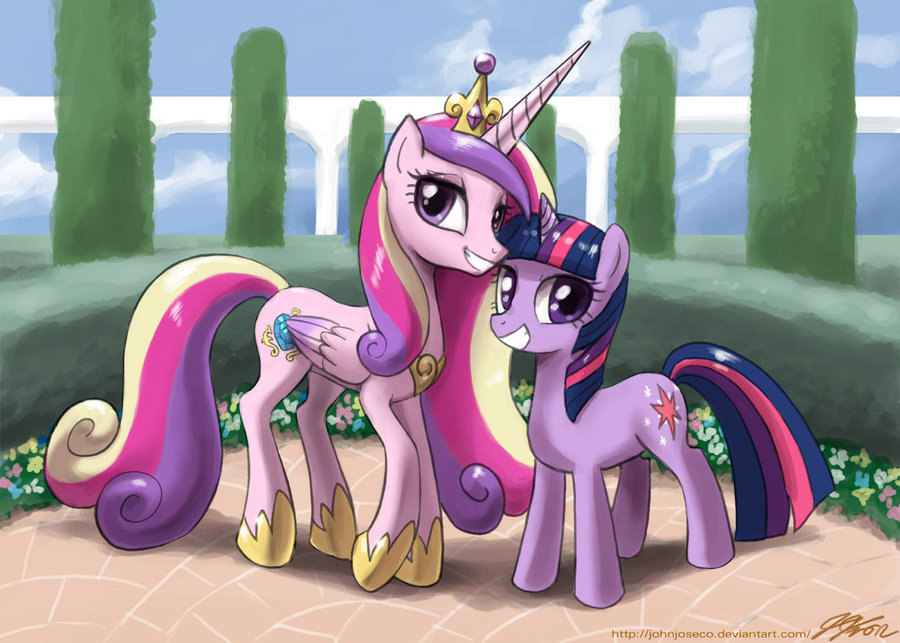 Image Princess Cadence+Twilight Sparkle.jpg My Little Pony Fan