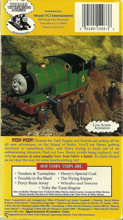 Tenders & Turntables & Other Stories Thomas the Tank Engine VHS