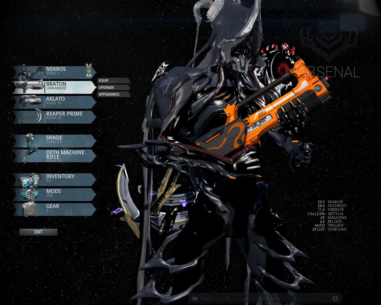 Warframe trade slots